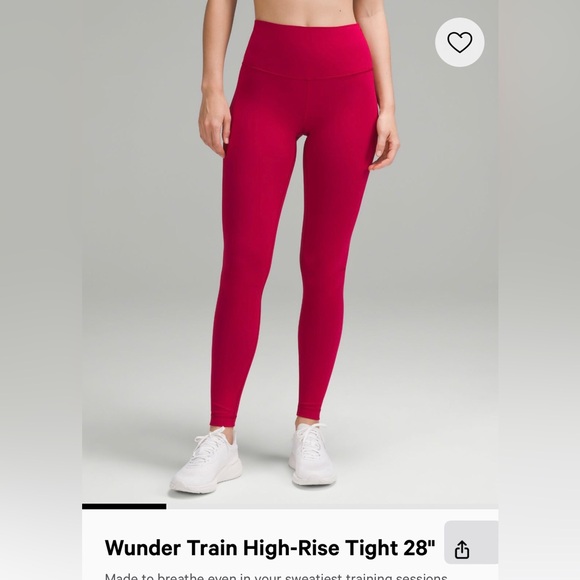 Lululemon Wunder Train tights 28” - Picture 1 of 5